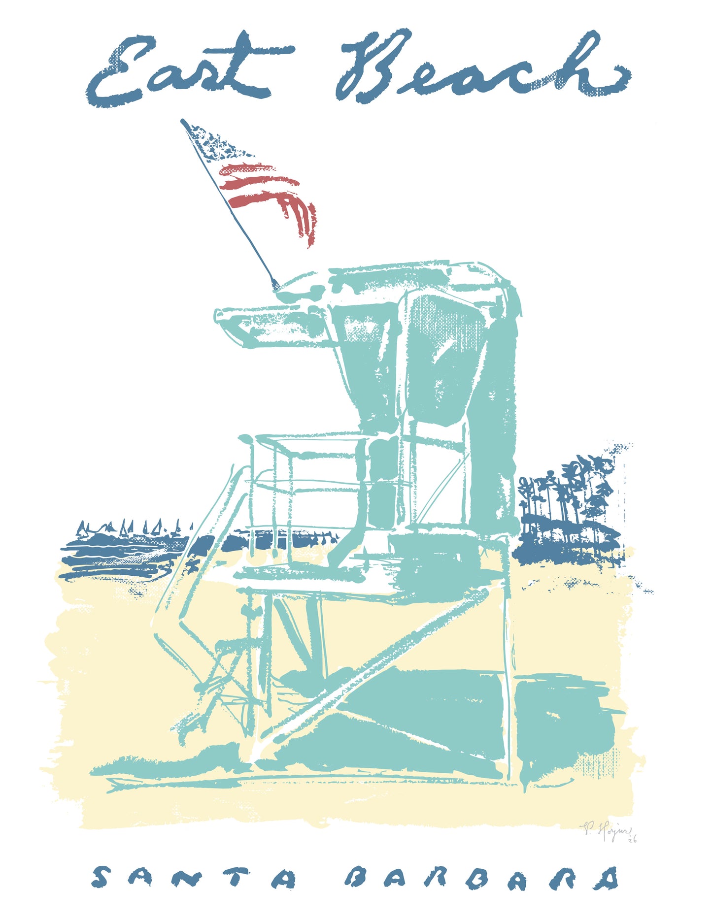 East Beach PRINT