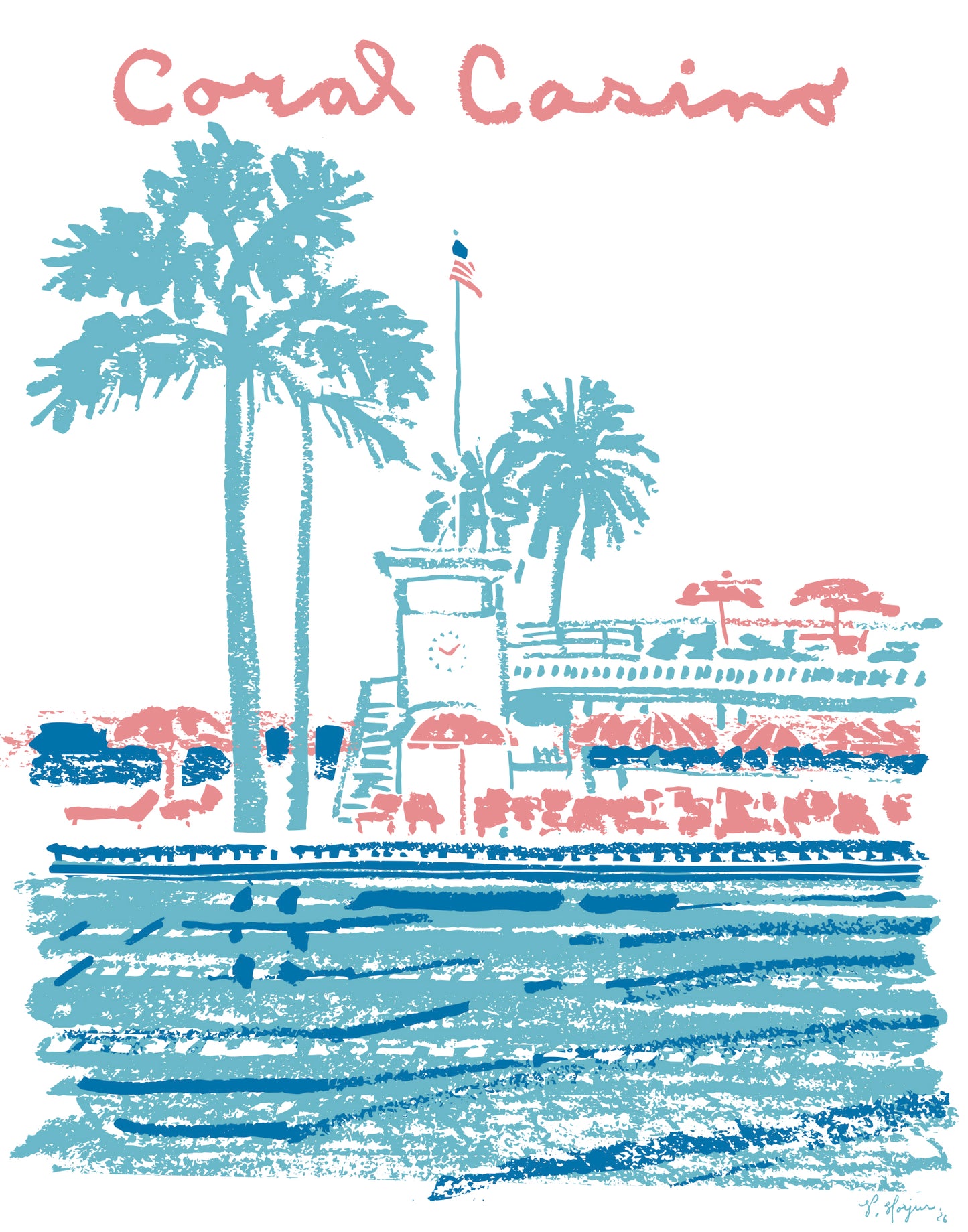 Coral Casino PRINT