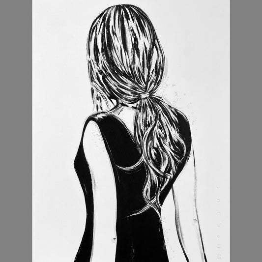 Messy Ponytail Girl